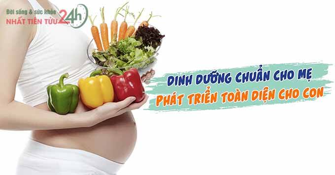 Chế độ dinh dưỡng cho bà bầu