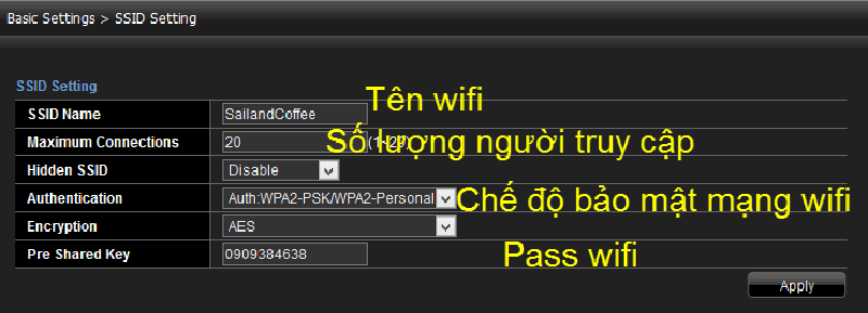 đổi pass wifi 16