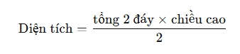 diện tích hình thang 16