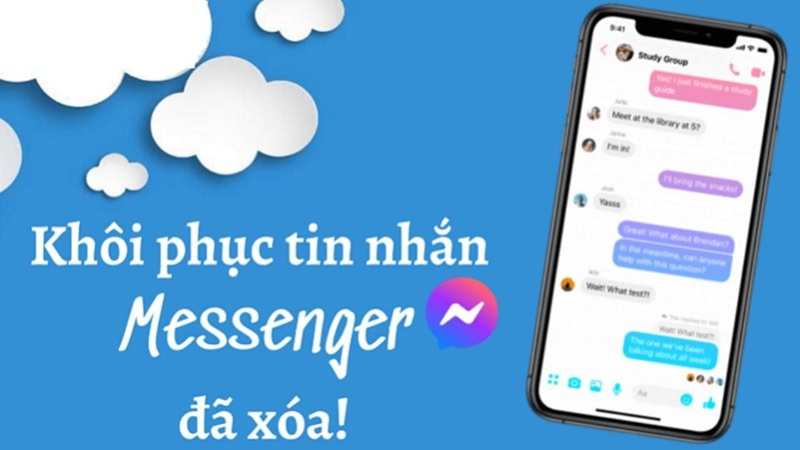 khôi phục tin nhắn đã xóa trên Facebook Messenger đ́