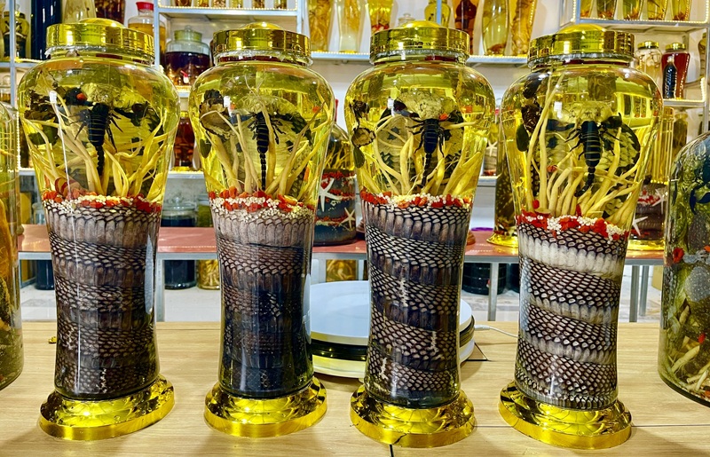 công dụng của rượu rắn