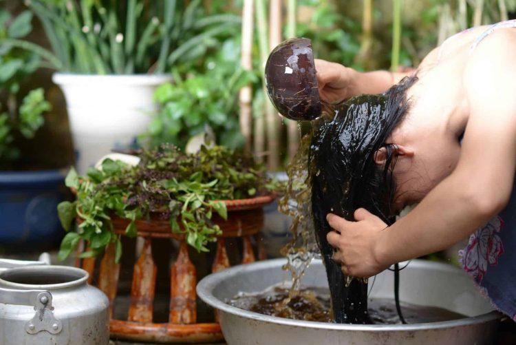 Cách Dùng Bồ Kết Gội Đầu 02