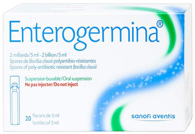Enterogermina 2 tỷ/5ml – Hỗ trợ tiêu hóa, bổ sung lợi khuẩn hiệu quả 4 men vi sinh Enterogermina 2 tỷ/5ml